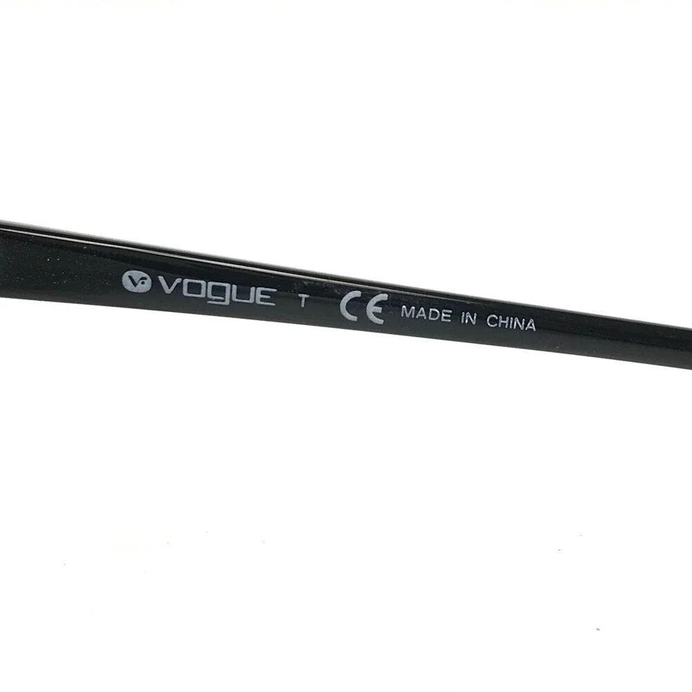 Vogue Eyeglasses Frames VO2763 W44 Shiny Black Cat Eye Full Rim 51-17-135